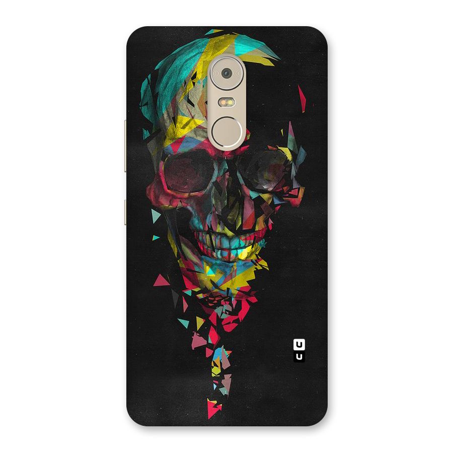Colored Skull Shred Back Case for Lenovo K6 Note