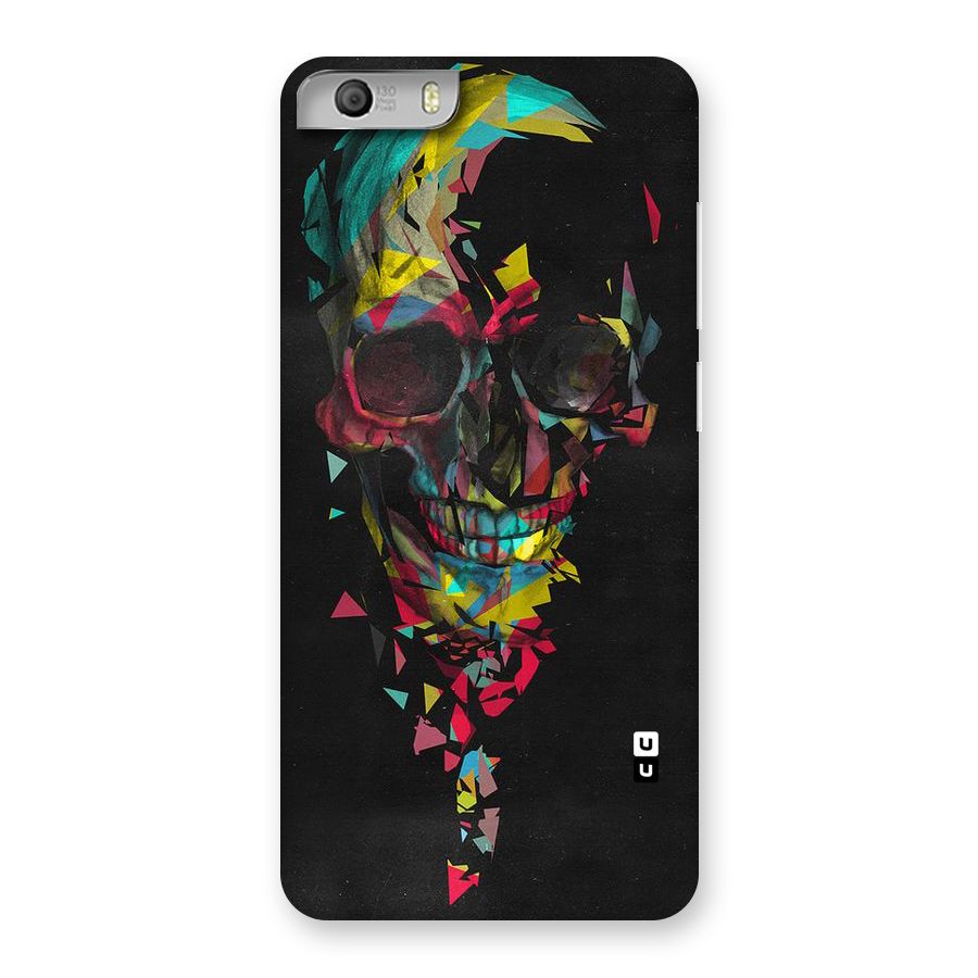 Colored Skull Shred Back Case for Micromax Canvas Knight 2