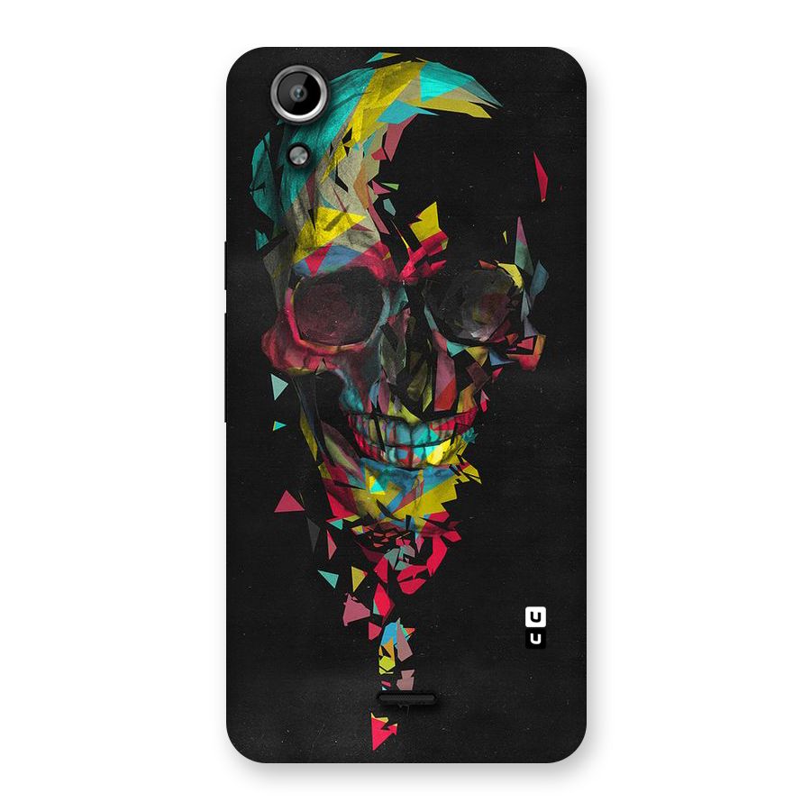 Colored Skull Shred Back Case for Micromax Canvas Selfie Lens Q345