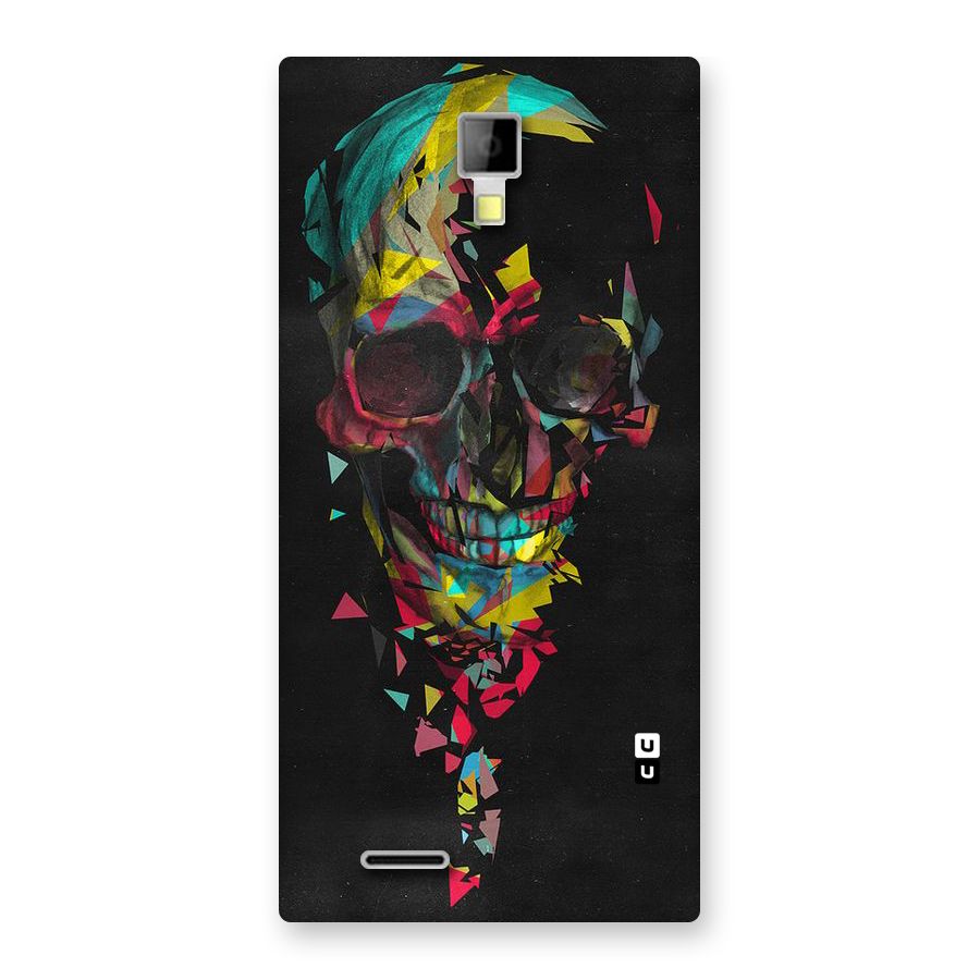 Colored Skull Shred Back Case for Micromax Canvas Xpress A99