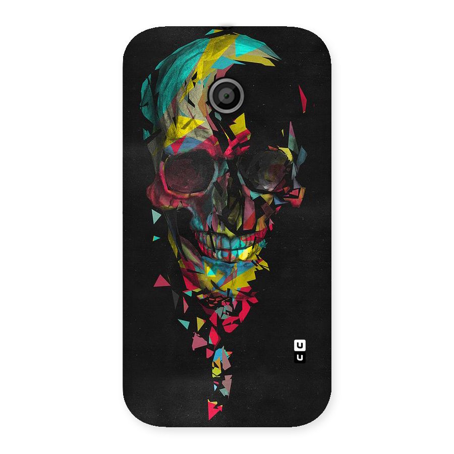 Colored Skull Shred Back Case for Moto E