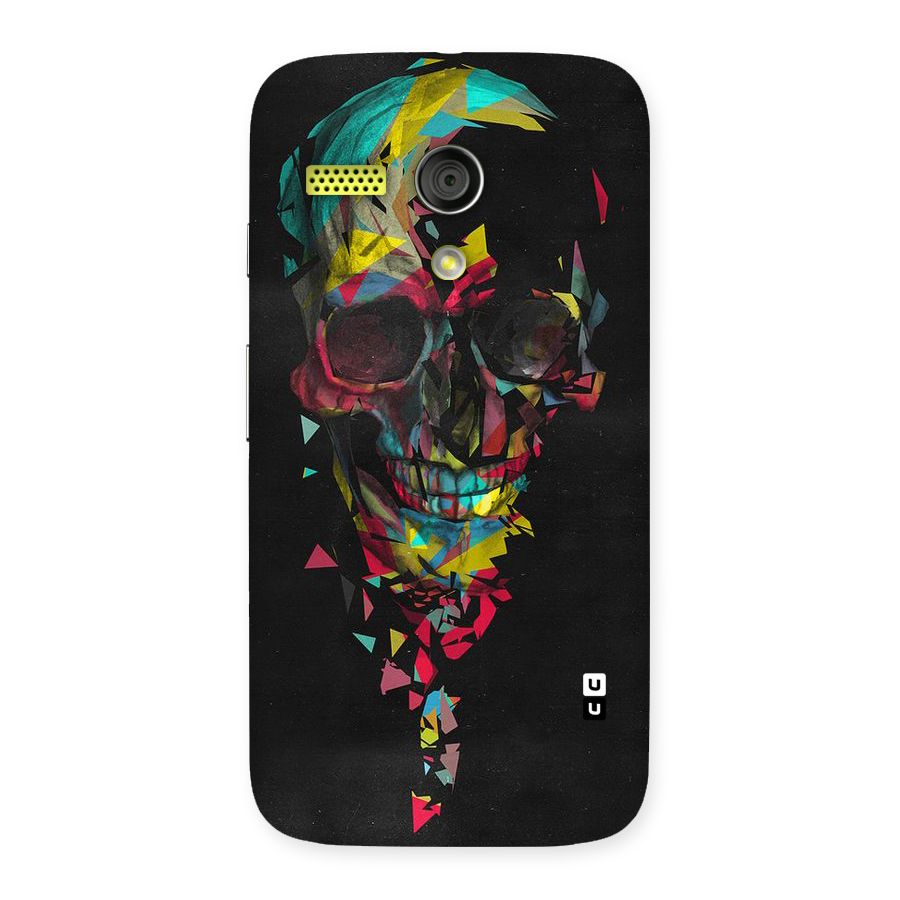 Colored Skull Shred Back Case for Moto G