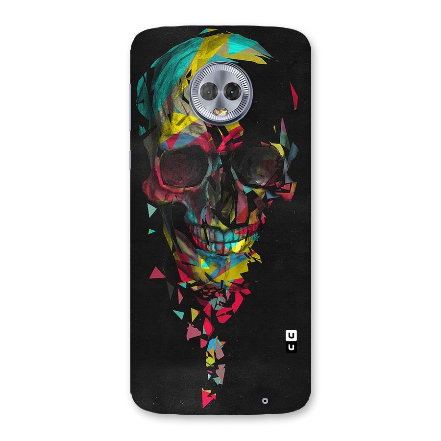Colored Skull Shred Back Case for Moto G6 Plus
