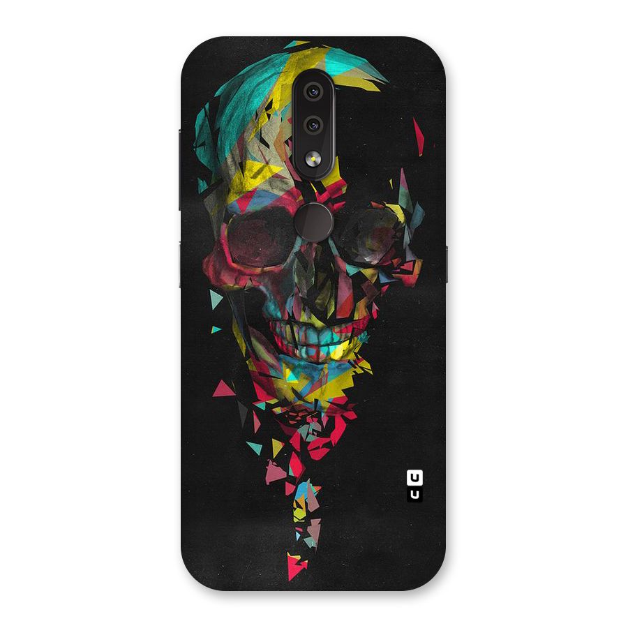 Colored Skull Shred Back Case for Nokia 4.2