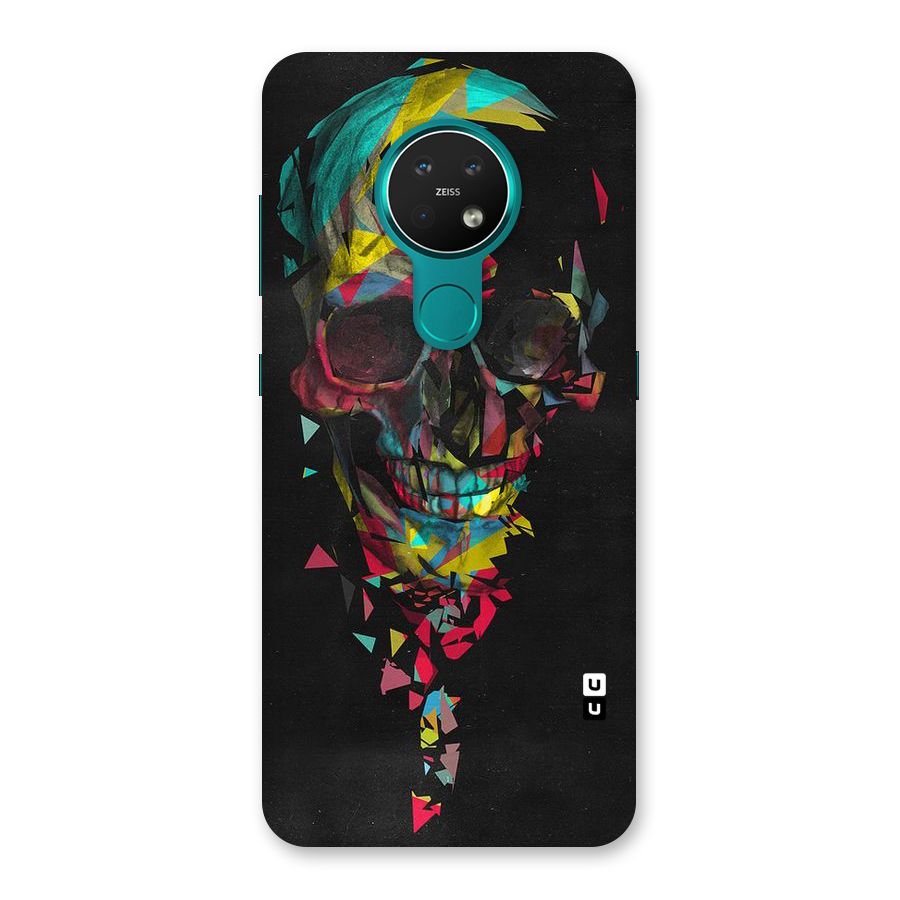 Colored Skull Shred Back Case for Nokia 7.2