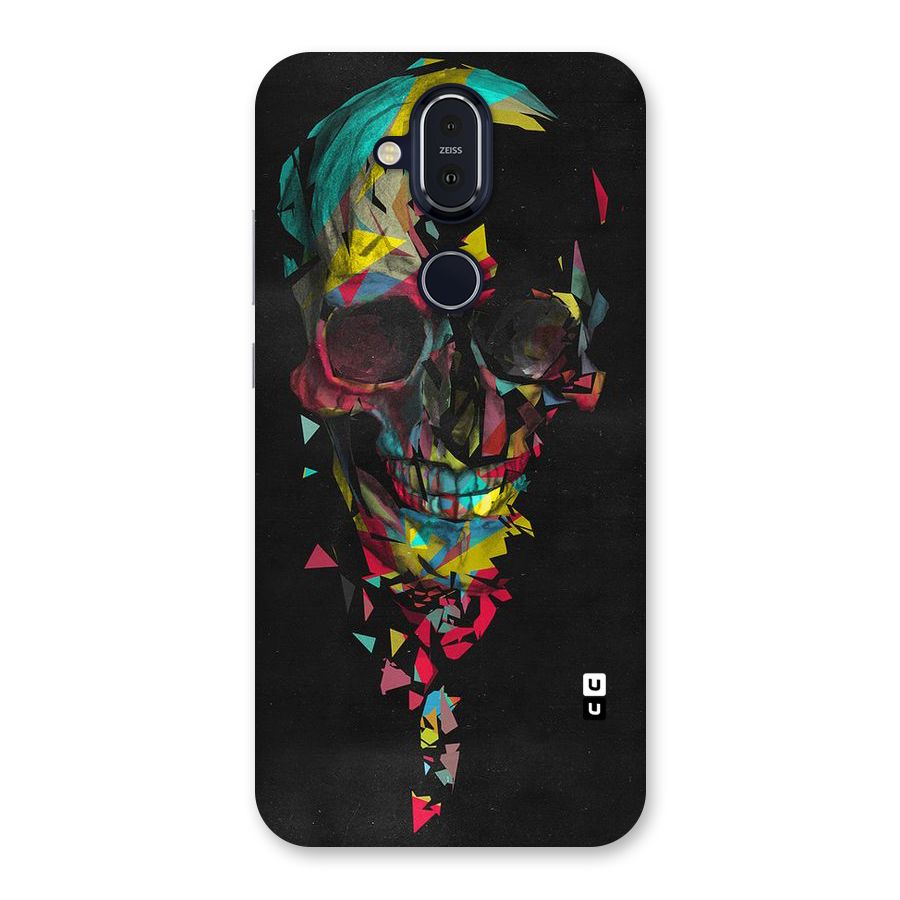 Colored Skull Shred Back Case for Nokia 8.1