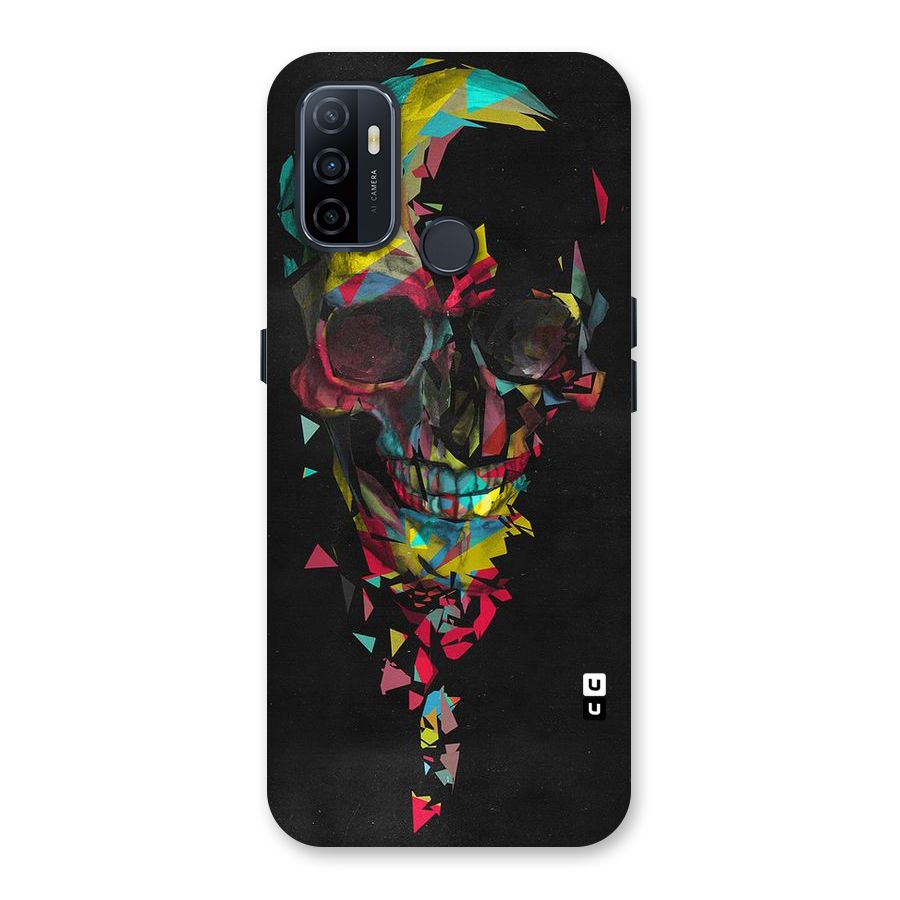 Colored Skull Shred Back Case for Oppo A53