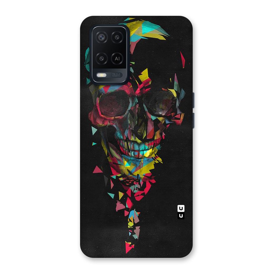 Colored Skull Shred Back Case for Oppo A54