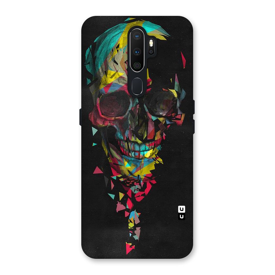 Colored Skull Shred Back Case for Oppo A5 (2020)