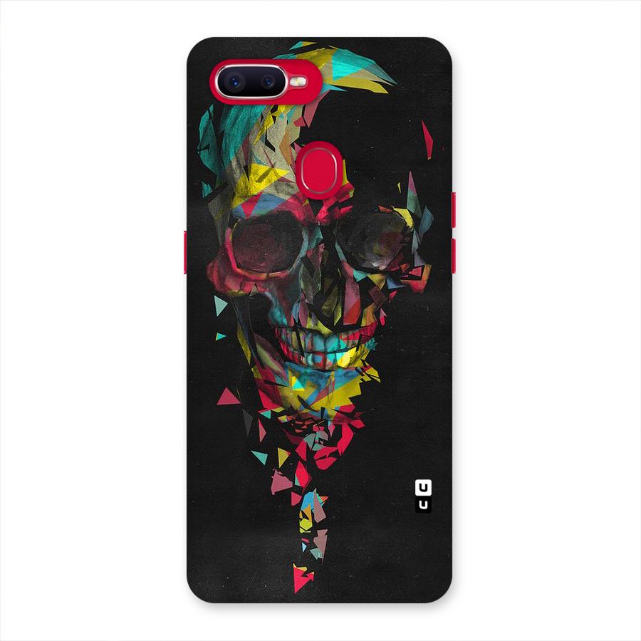 Colored Skull Shred Back Case for Oppo F9 Pro