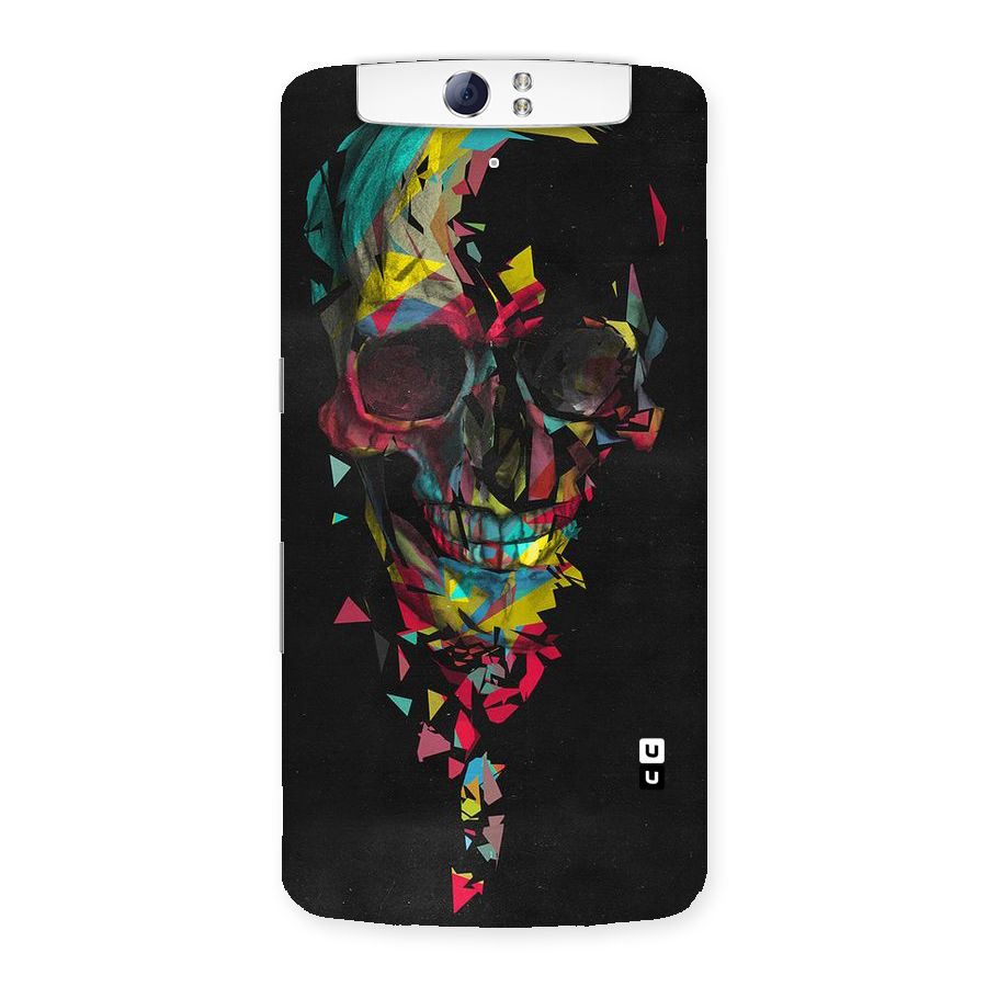Colored Skull Shred Back Case for Oppo N1