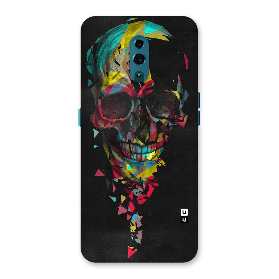 Colored Skull Shred Back Case for Oppo Reno