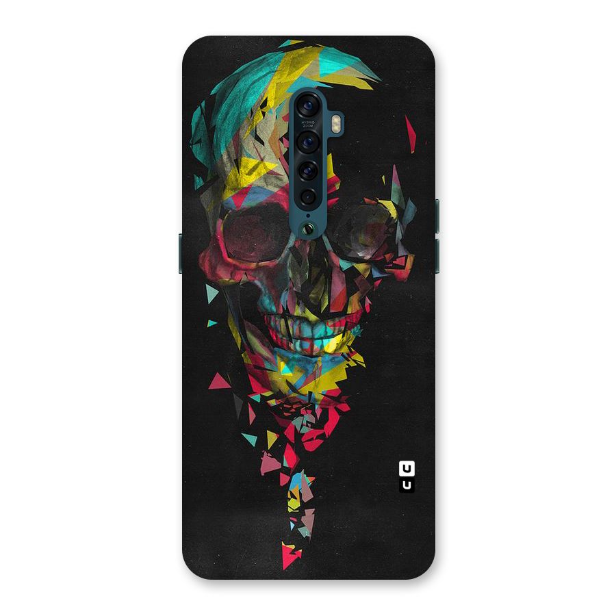 Colored Skull Shred Back Case for Oppo Reno2