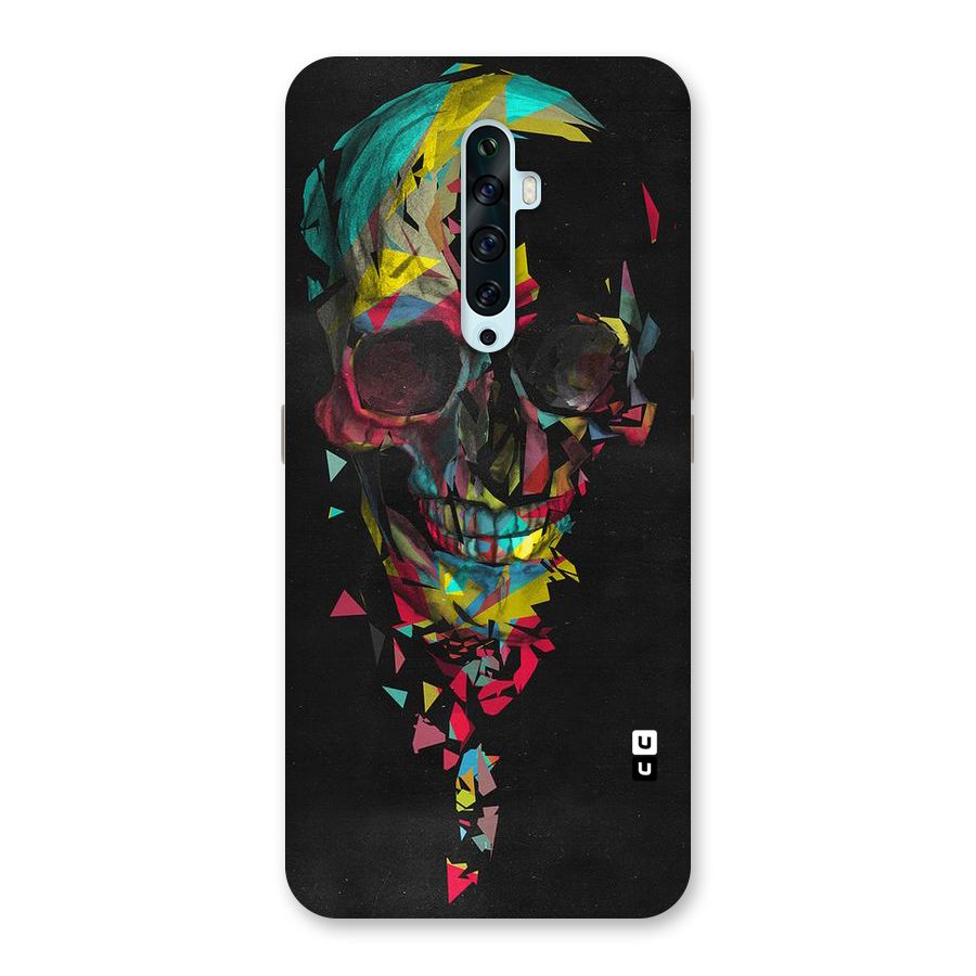 Colored Skull Shred Back Case for Oppo Reno2 F