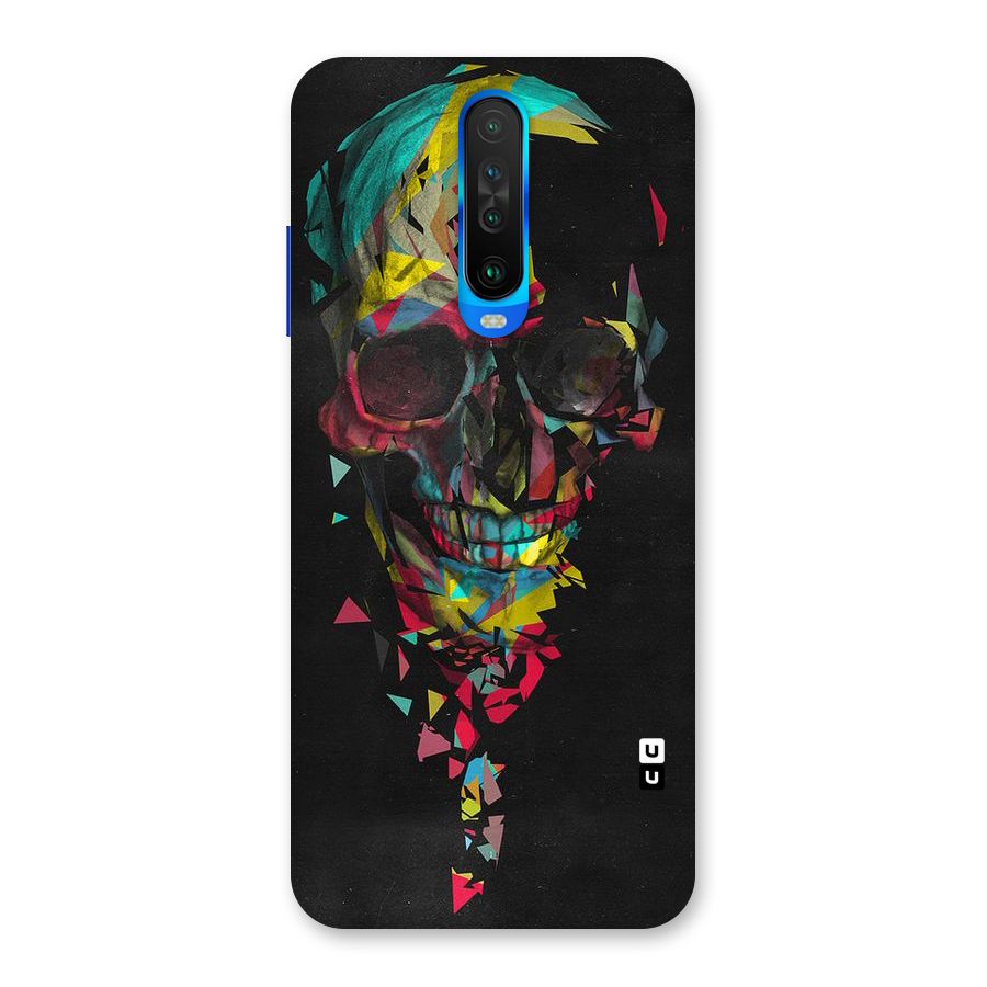 Colored Skull Shred Back Case for Poco X2