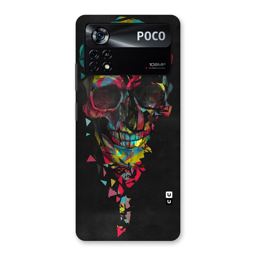 Colored Skull Shred Back Case for Poco X4 Pro 5G