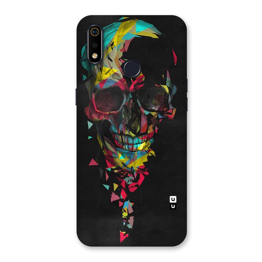 Colored Skull Shred Back Case for Realme 3i