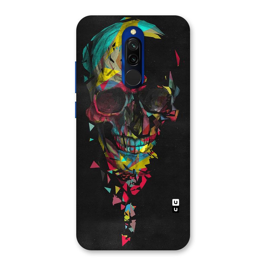 Colored Skull Shred Back Case for Redmi 8