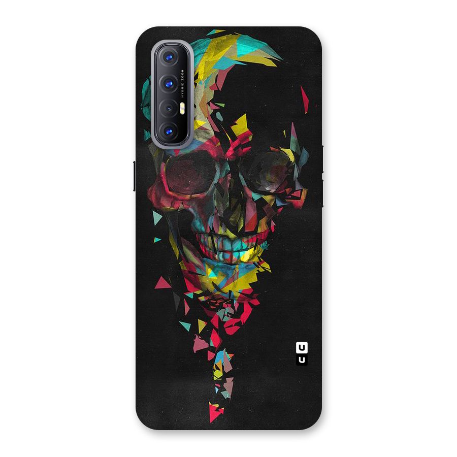 Colored Skull Shred Back Case for Reno3 Pro