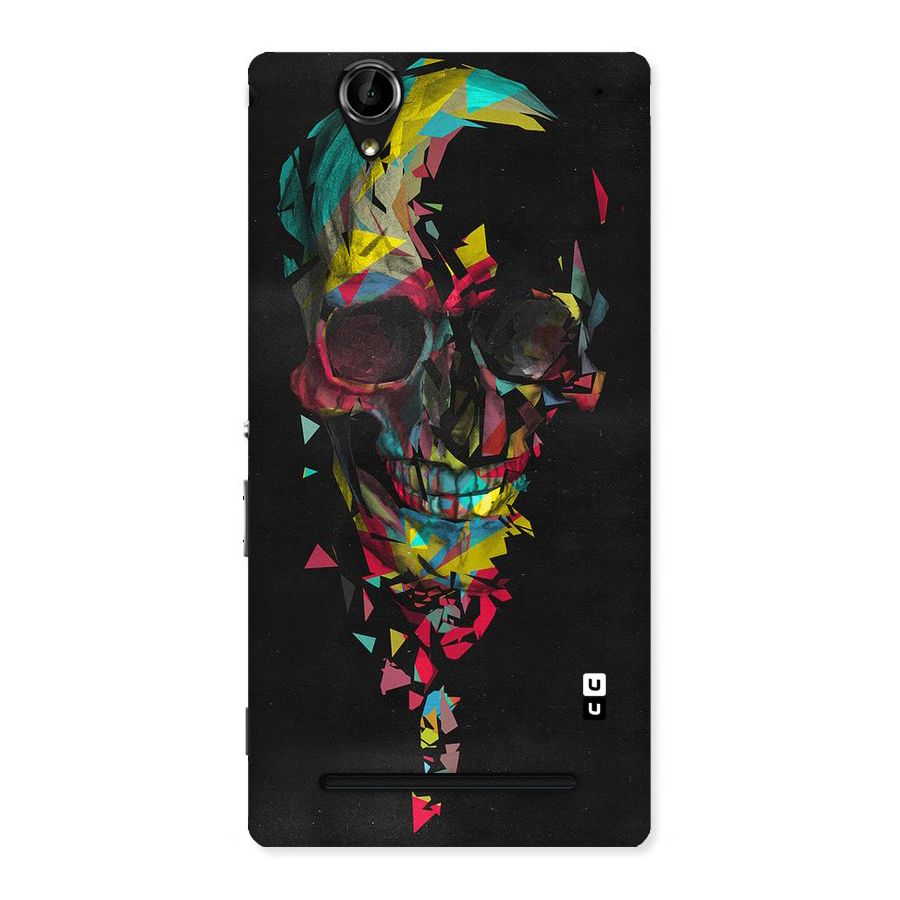 Colored Skull Shred Back Case for Sony Xperia T2