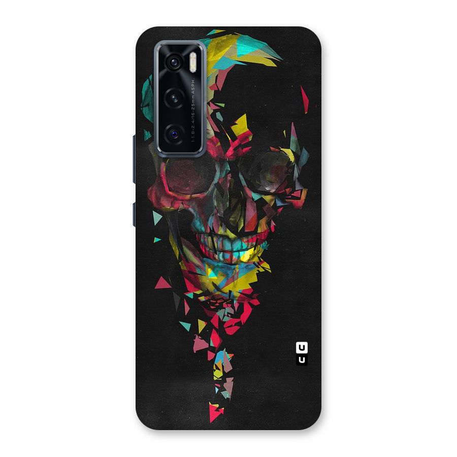 Colored Skull Shred Back Case for Vivo V20 SE