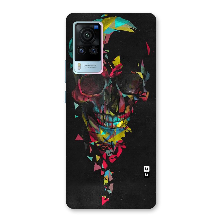 Colored Skull Shred Back Case for Vivo X60 Pro
