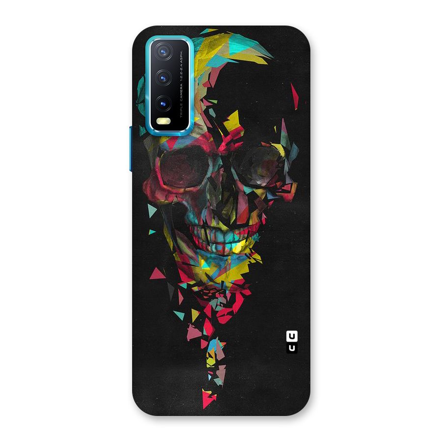 Colored Skull Shred Back Case for Vivo Y20G