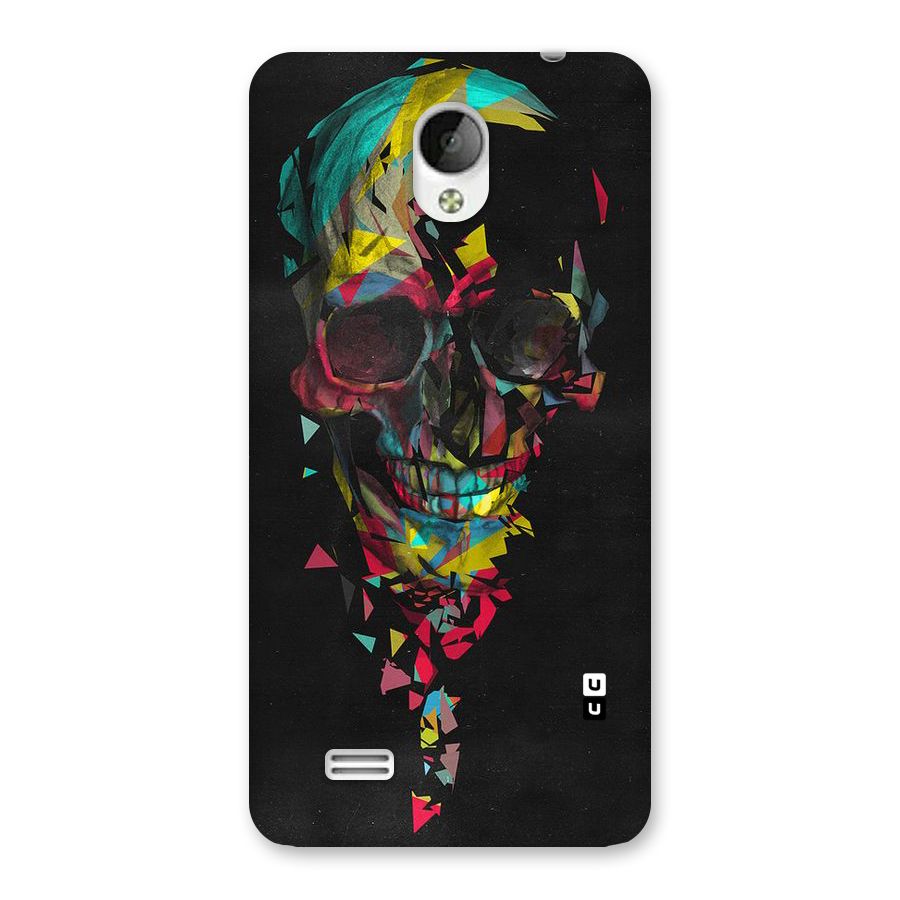 Colored Skull Shred Back Case for Vivo Y21