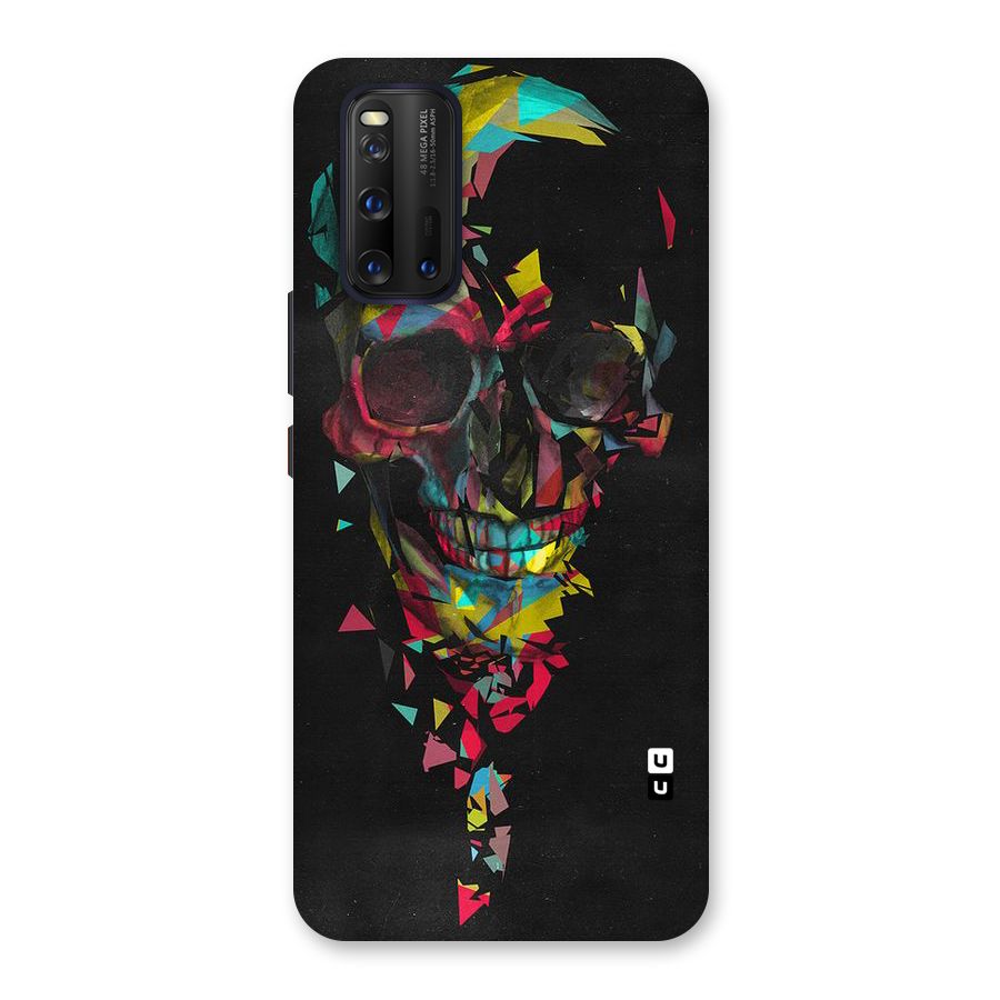 Colored Skull Shred Back Case for Vivo iQOO 3