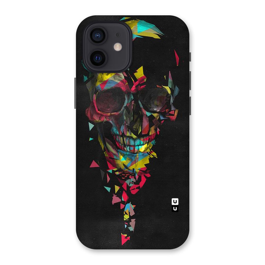Colored Skull Shred Back Case for iPhone 12