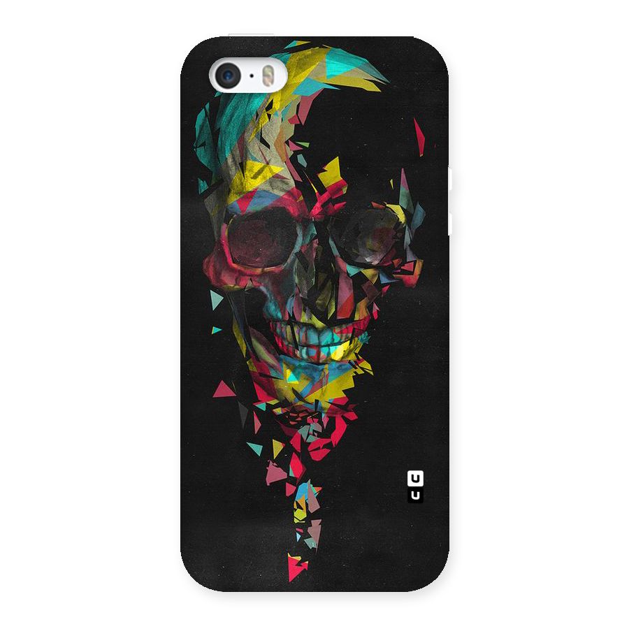 Colored Skull Shred Back Case for iPhone SE