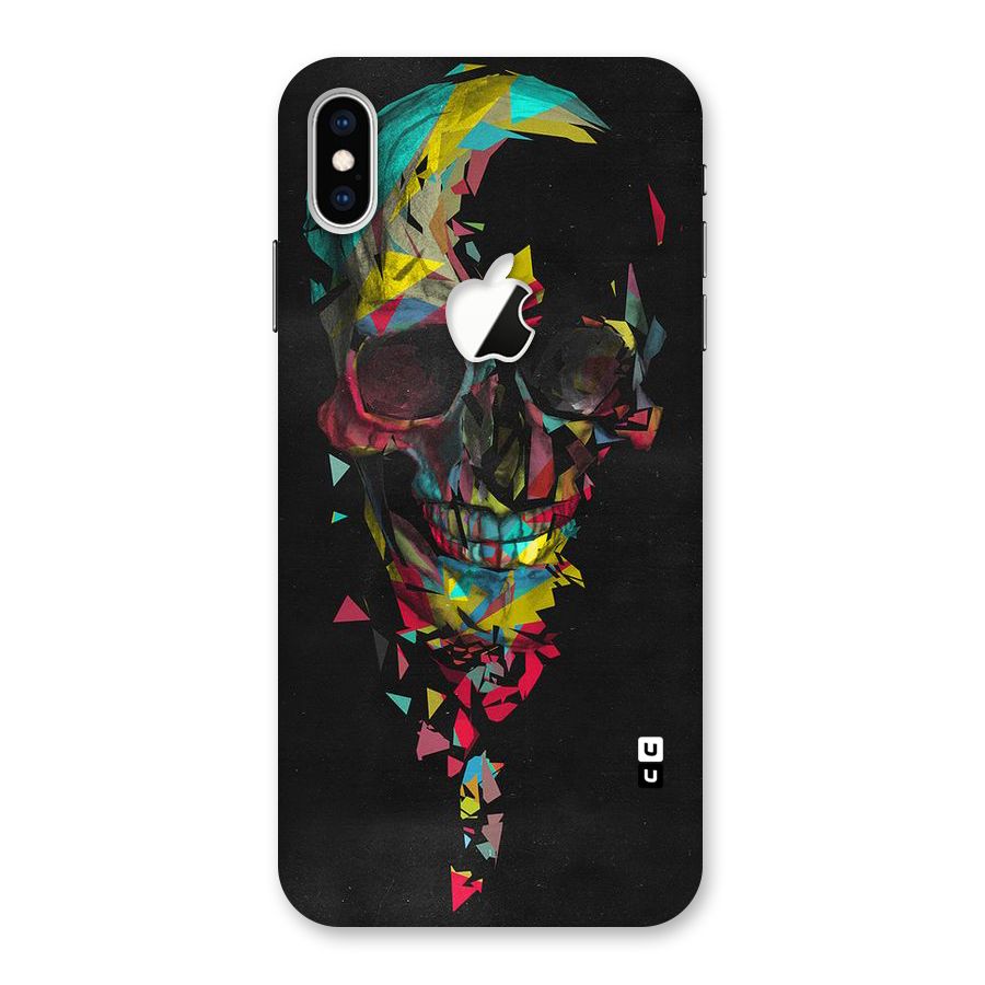 Colored Skull Shred Back Case for iPhone XS Max Apple Cut