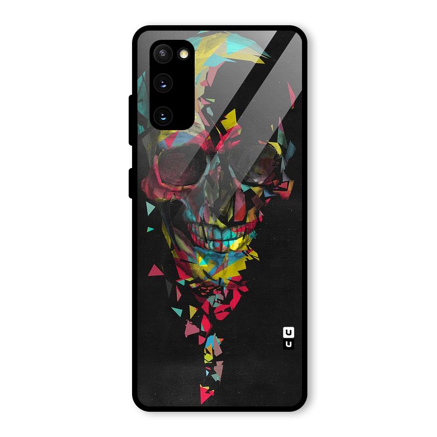 Colored Skull Shred Glass Back Case for Galaxy S20 FE