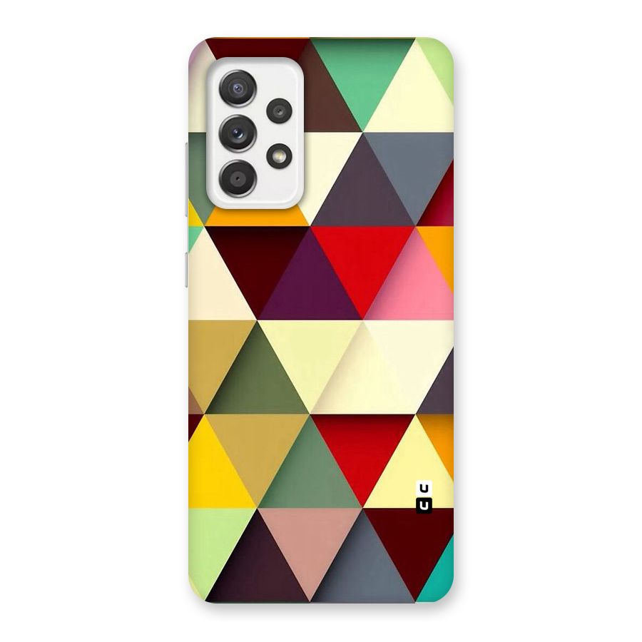 Colored Triangles Back Case for Galaxy A52
