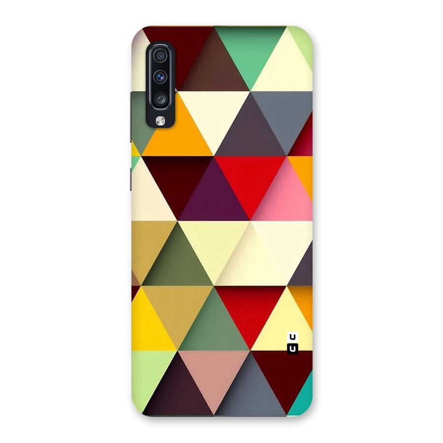 Colored Triangles Back Case for Galaxy A70s