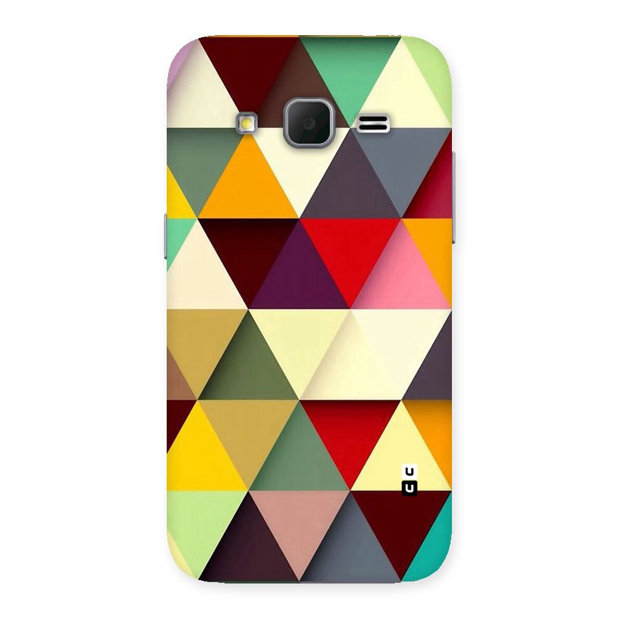 Colored Triangles Back Case for Galaxy Core Prime