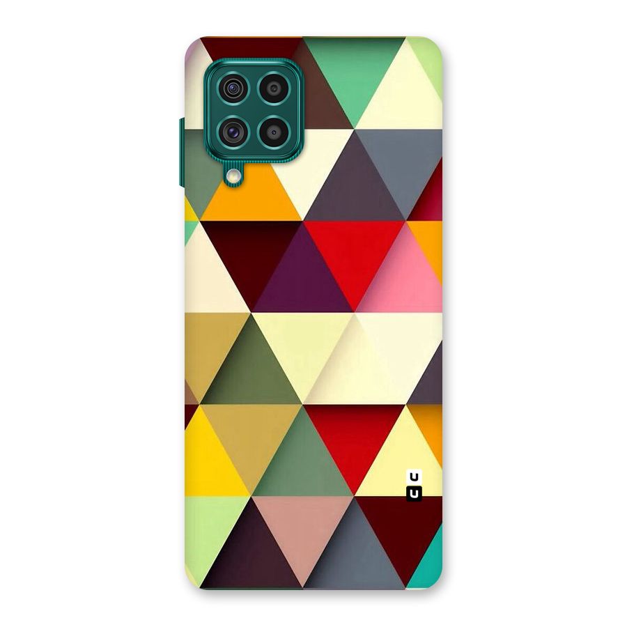 Colored Triangles Back Case for Galaxy F62