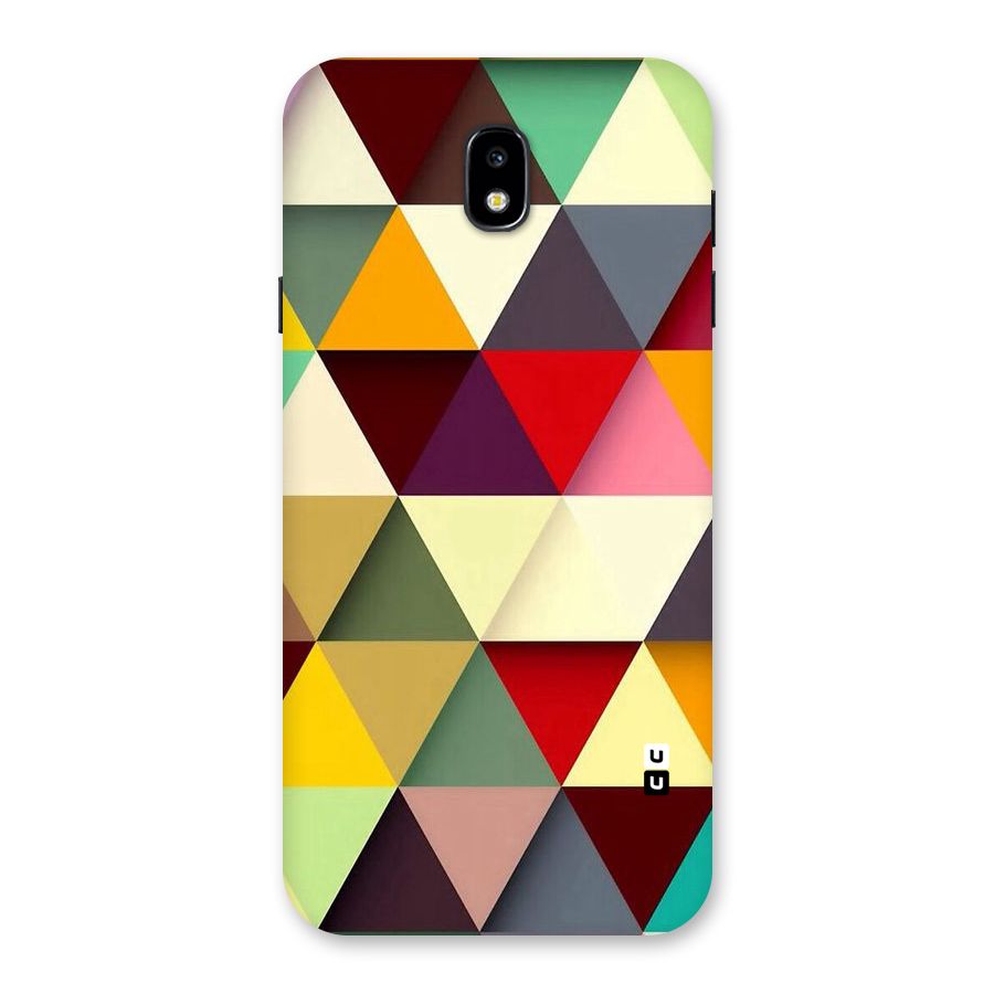 Colored Triangles Back Case for Galaxy J7 Pro
