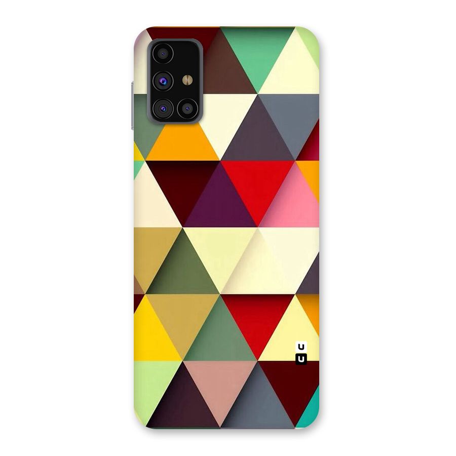 Colored Triangles Back Case for Galaxy M31s