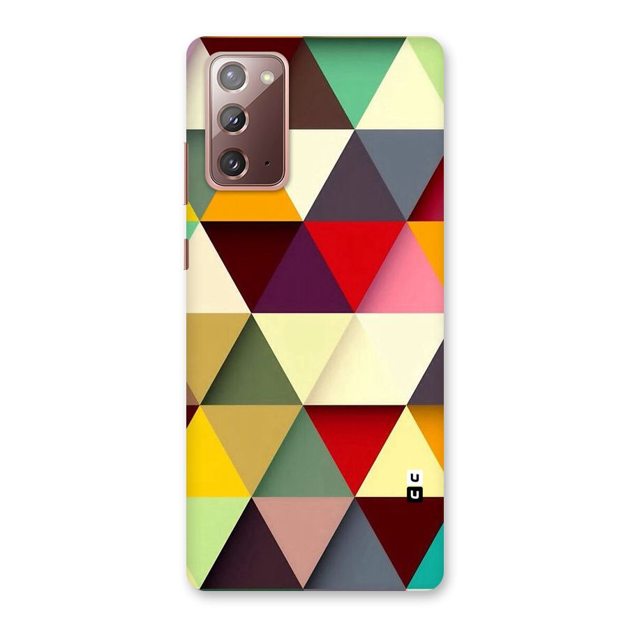 Colored Triangles Back Case for Galaxy Note 20