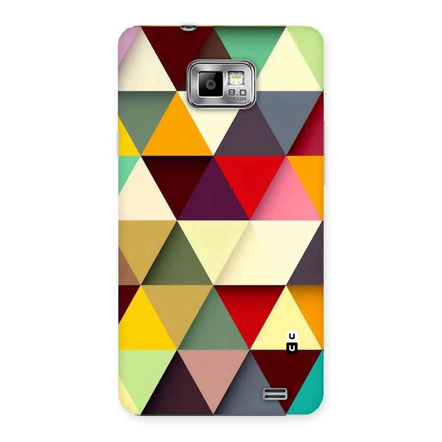 Colored Triangles Back Case for Galaxy S2