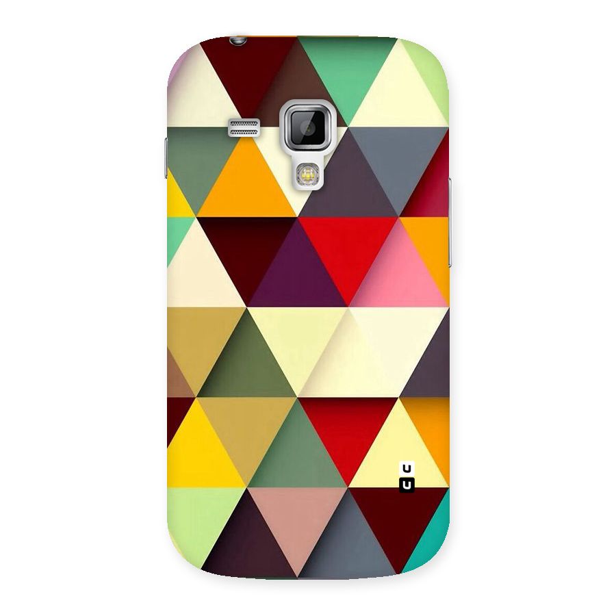 Colored Triangles Back Case for Galaxy S Duos