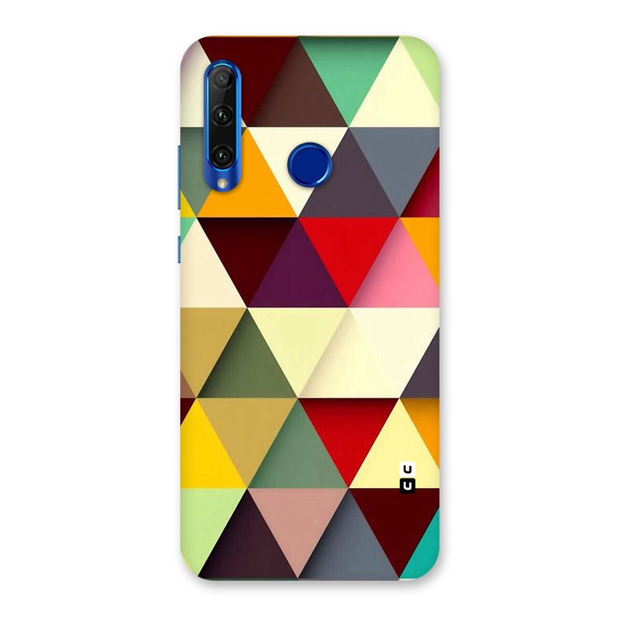 Colored Triangles Back Case for Honor 20i