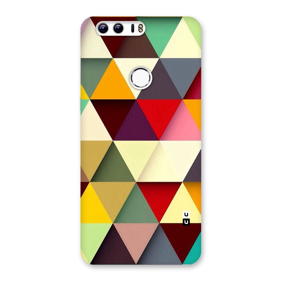 Colored Triangles Back Case for Honor 8