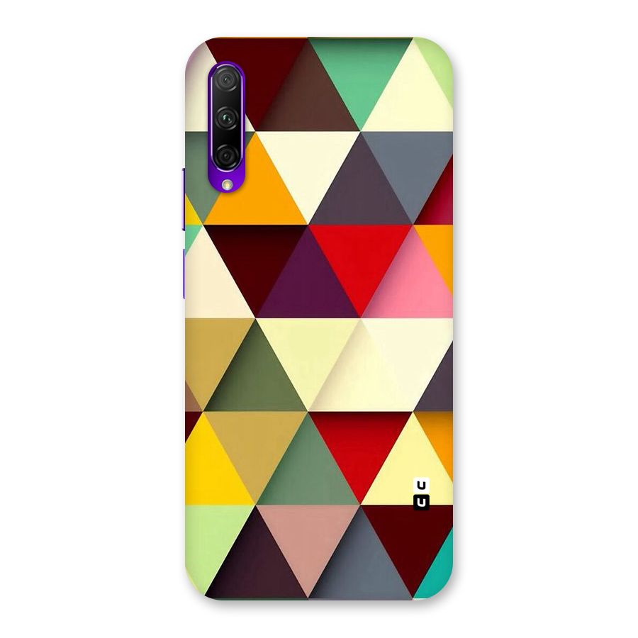 Colored Triangles Back Case for Honor 9X Pro