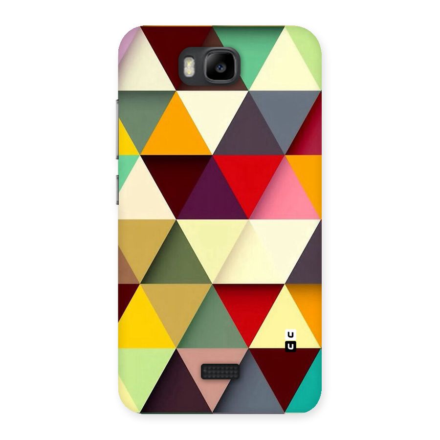 Colored Triangles Back Case for Honor Bee