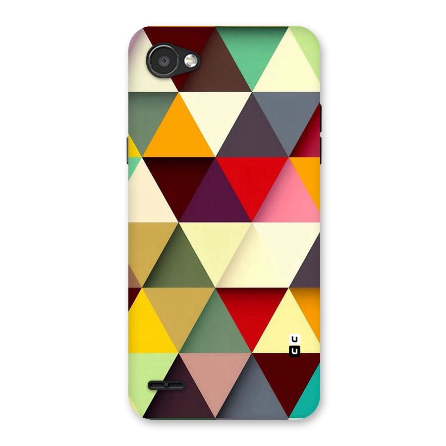 Colored Triangles Back Case for LG Q6