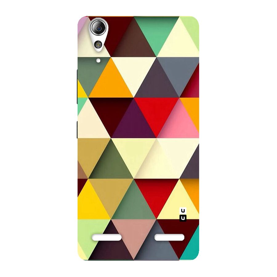 Colored Triangles Back Case for Lenovo A6000