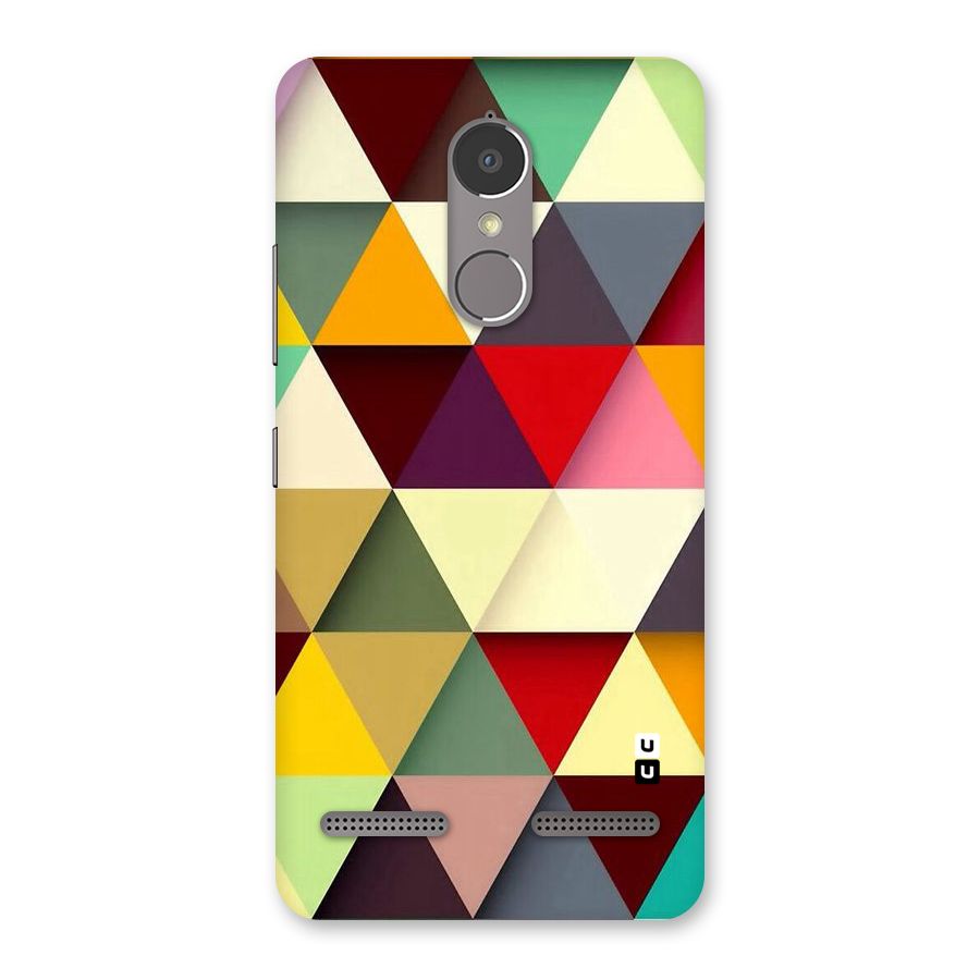 Colored Triangles Back Case for Lenovo K6 Power