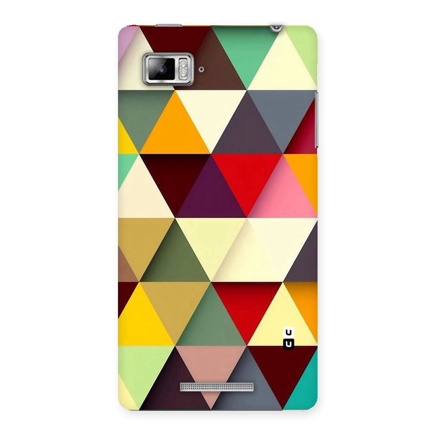 Colored Triangles Back Case for Lenovo Vibe Z K910